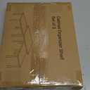 Danfoxer Cabinet Organizer Shelf(Set of 3), Bamboo Kitchen Counter Shelves for Countertop and Cabinet, Stackable Shelf Spice Racks, Medium(Natural)