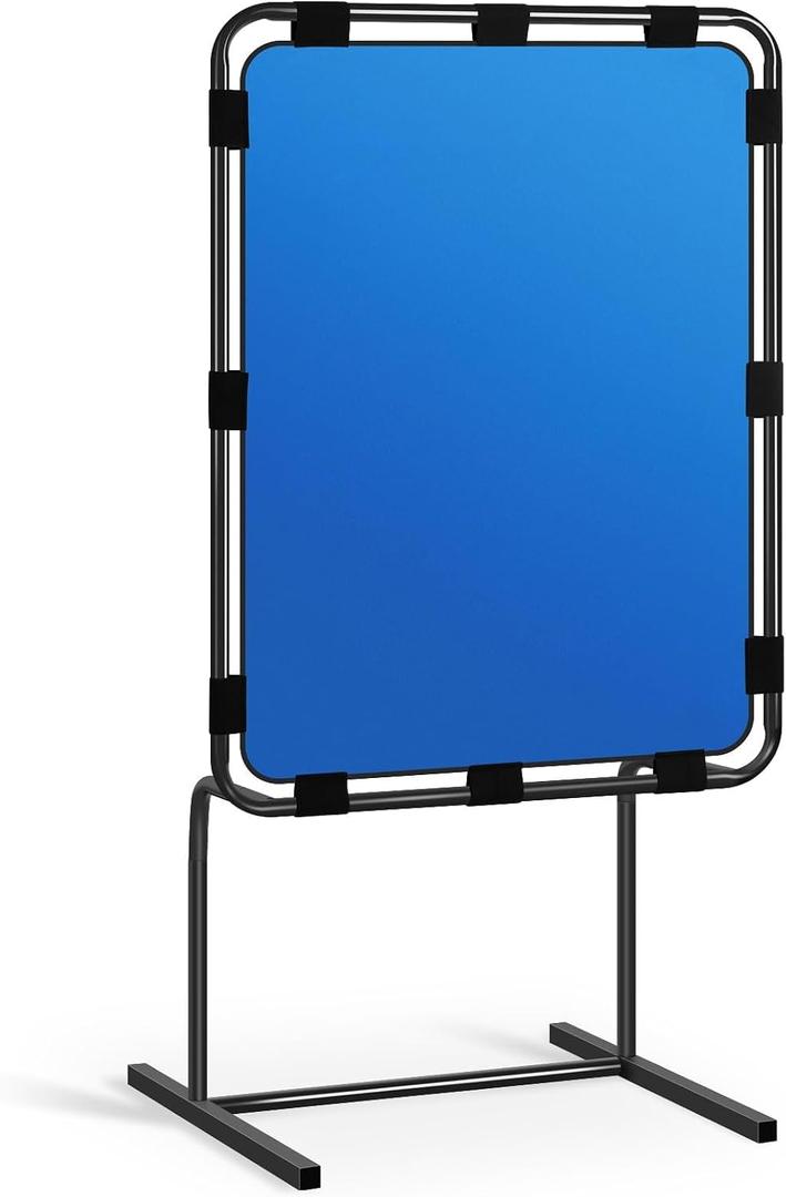 Baseball Strike Zone Target for Plastic Balls, Pitching Training Strike Zone, Height Adjustable, Ideal for Balls Training, Suitable for Indoors & Outdoors Various Occasions, Blue