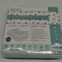 Organic Incontinence Pads for Kids & Toddlers - 5 Layer Waterproof Protectors for Overnight Bed Wetting - Reusable & Washable Pee Pads - Fits Twin to Full Size Beds - 34" x 52" Tiger Bear Fox