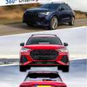 Silent Roof Racks for Audi Q3 2019-2025, Hidden Lockable Design, Black Heavy Duty Cross Bars for Bring The Kayak, Ski, Surfboard, Bike