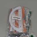 Prime-Line C 1223 Non-Keyed Sliding Glass Door Handle Set  Replace Old or Damaged Door Handles Quickly and Easily  White Diecast, Clamp Style, Surface Mount, Fits 4-15/16 in. Hole Spacing (1 Pack)