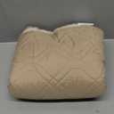 hyha Waterproof Dog Bed Blanket, Soft Pet Blankets, Waterproof Couch Cover for Dogs, Reversible Sofa Covers Washable for Furniture (30x70 Inch, Taupe/Beige)