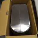 simplehuman 45 Liter / 11.9 Gallon Butterfly Lid Kitchen Step Trash Can, Brushed Stainless Steel