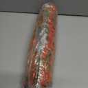 Artificial Hanging Fall Flowers for Outdoors, No Fade Faux Daisy with Eucalyptus Leaves, UV Resistant Fall Mums for Pot, Garden,Thankgiving Days, Home Decor (Orange Red, 4 Bundles+4 Hangings)