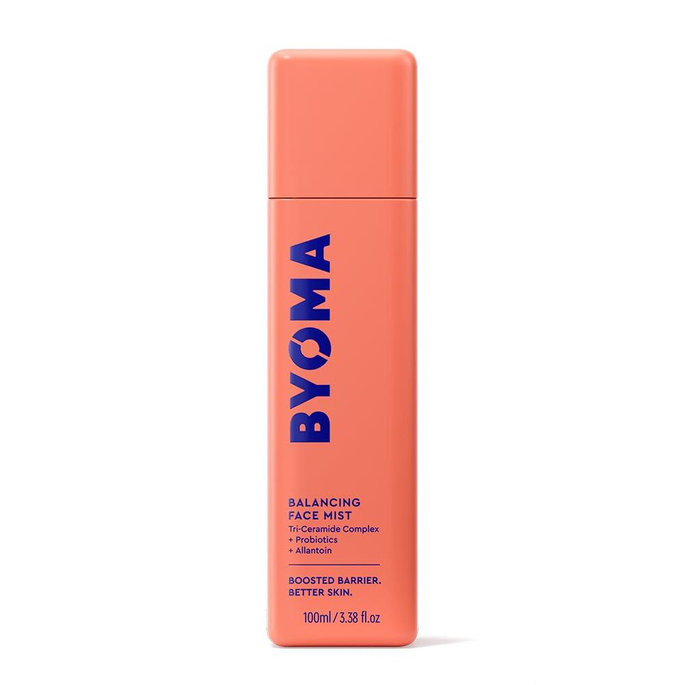 BYOMA Balancing Face Mist - pH Balanced Face Toner with Ceramides, Probiotics & Allantoin - Alcohol Free Toner Spray - Balance, Soothe & Refresh Throughout The Day - 3.38 fl. oz (3.53 Ounce (Pack of 1)
