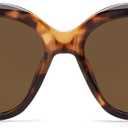 AMOMOMA Large Oversized Cat Eye Sunglasses for Women Trendy Vintage Retro Square Cateye Sun Glasses AM6635