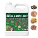 64 oz Mulch Gravel Glue for Landscaping, Mulch and Pea Gravel Stabilizing, Clear Gravel Binder, Lockdown Rubber, Gravel, Pebbles, Stones- Secure Covering Firmly, Non-Toxic and Pet-Friendly