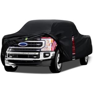 Truck Cover Waterproof All Weather, 6 Layers Pickup Cover Fit for Ford F150, Chevrolet Silverado 1500, Gmc Sierra, Ram 1500, Toyota Tundra (T4 Fit Truck Length Up to 250 inch)