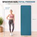HULKFIT High Density Non Slip Yoga Mat, Extra Thick Exercise Mat with Carrying Strap, for Pilates, Fitness, Home Gym & Floor Workouts - Multiple Thickness & Multiple Color