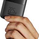 INIU Portable Charger, Smallest 22.5W 10000mAh Power Bank, USB C in/Output Fast Charging 3-Output Mini Battery Pack Charger with Phone Holder for iPhone 16 15 14 13 12 Samsung S23 Google iPad Tablet (black)