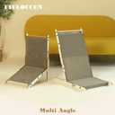 Modern Cardboard Cat Scratcher for Indoor Cats, Anti-Tip Wooden Frame Cat Scratching Board, Wall/Sofa/Furniture Mount by Non-Slip Cat Scratch Pad, Extra Durable for Multi-Cat Homes(M)