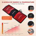 DKL Red Light Therapy Mat for Full Body, 2 Mats 2-in-1 Set (74.8"×33.5"+ 47.2"×19.7") with 1810 Dual LEDs (660nm Red Light & 850nm Near-Infrared Light), Combined or Separate Use