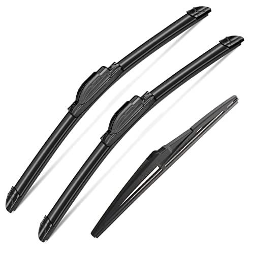 3Pcs Windshield Wiper Blades for Mini Cooper R56 2007-2012, R50 R53 2005-2006, F55 F56 2014-2022, Original Equipment Automotive Replacement Windshield Wiper Blades- 19"/18"/10L" (Pack of 3) J- HOOK