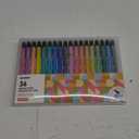 Grabie Erasable Gel Pens, 36 Colors Erasable Pens, Make Mistakes Disappear Colored Pens, Assorted Color Inks for Drawing Writing Planner,Gel Pens for Coloring