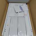 Pamray 32 Inch Small Computer Desk with 2 Drawers for Bedroom Study Writing Home Office Table for Small Spaces White