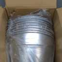 OBTANIM 8 Pack Galvanized Metal Buckets with Handle Ice Pails for Plants, Succulents, Party Favors, Organizing, Rustic Home Decor, or Classrooms Pencil Storage (9 x 5.9 inch)