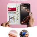 DEENAKIN for iPhone 16 Pro Max Case Wallet, Card Slots Holder + Cash Clip | RFID-Blocking, Military-Grade Drop Protection & UV-Printed Artwork, Magnetic Closure with Leather Kickstand