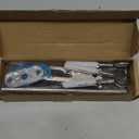 Pisman Hidden Door Lock for Sliding Glass & Patio Doors, Heavy Duty Mortise Lock with Keys - Commercial Grade Replacement for Old Style Doors, Concealed Security Latch