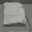 Pizuna Cotton Queen Fitted Sheets Shrinkage & Fade Resistant 400 Thread Count Long Staple 100% Cotton Sateen Weave Hotel Quality Fitted Bed Sheet with Deep Pocket & Easy Care White