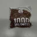 1000pcs Brown Mini Rubber Bands, Soft Small Hair Ties for Kids Toddlers Girls, Elastic Ponytail Accessories, No Damage Baby Hair Styling (Brown)