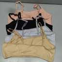 Popular Cotton Girls Training Bra - Crop Cami Training Bras for Girls with Adjustable Straps. Cotton Bra Pack (14Y)