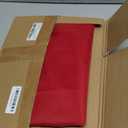 sancua Round Tablecloth - 60 Inch - Water Resistant Spill Proof Washable Polyester Table Cloth Decorative Fabric Table Cover for Dining Tables and Buffet Parties, Christmas Red