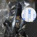 Bell Glides Replacement Office Chair or Stool Swivel Caster Wheels to Fixed Stationary Castors, Office Chair Wheels for Carpet - with Separate Self Adhesive Felt Pads/Chair Feet Wheel Stopper (BLACK)