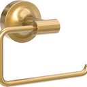 Franklin Brass Voisin (1-Pack) Toilet Paper Holder, Euro Single Post Tissue Roll Wall Mount TP Storage, Satin Gold Bathroom Decor, Accessories VOI50-BB