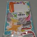 Christmas Bulletin Board Kit Religious Paper Cutouts Winter Christian Faith DIY Craft Set Jesus The Light Of The World Decorations Christian Bulbs Cut-Outs for Classroom Teacher Supplies Library Decor