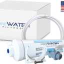 PureWater Filters Inline Water Filter Kit for Refrigerators with Ice Makers - Push To Connect Fittings - Easy Installation