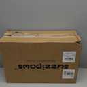 Extra Large Stainless Steel Litter Box with Lid, High Sides Enclosed Cat Litter Box for Big Cats & High Peeing, Anti-Leak & Odor Control Metal Litter Pan, Easy Clean Non-Stick Kitty Litter Box (6"Deep Light Grey (1 Pack))