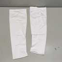 POPETPOP 3pair Unisex Uv Protection Cooling Arm Sleeves Long Sleeve Sunblock Covers for Outdoor Activities Driving Cycling White