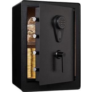 Safe Cabinet Safes 2.25 Cubic Feet Home Safe Digital Combination Lock Safe With Keypad Led