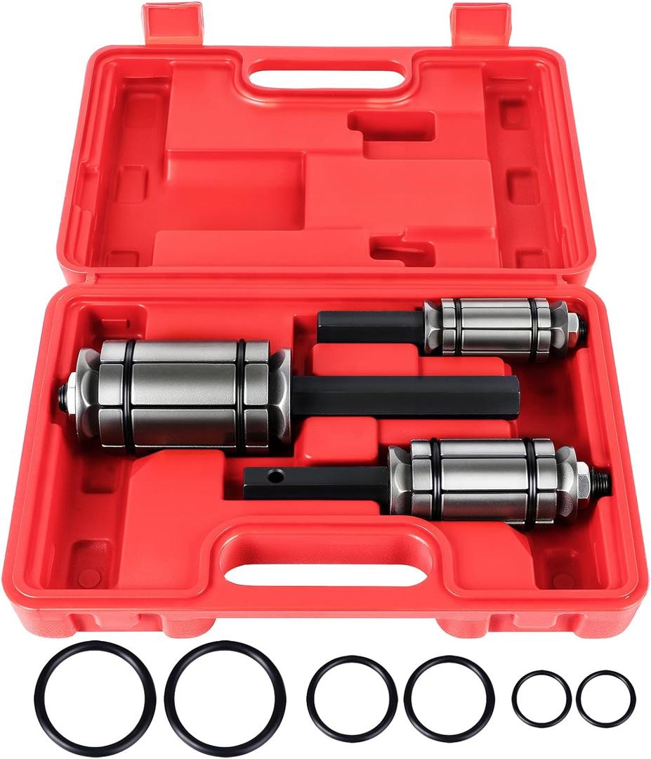 ROADFAR 3 Pcs Tail Pipe Expander Kit 1-1/18" to 3-1/2" Tail Pipe Spreader Tool Set Compatible With Most Cars and Trucks