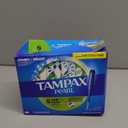 Tampax Pearl Tampons for Women, with LeakGuard Braid, Super Absorbency, Unscented, 50 Count
