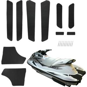 LOSTAR Traction Mats Foot Pads For Yamaha 1999-2001 WaveRunner XL1200, 2000-2004 XL800, 2002-2005 XLT1200