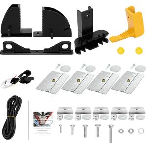 Van Interior Ladder Storage System, Heavy Duty Alloy Steel Ladder Rack | Overhead and Sidewall Mounted Ladder Storage System for Space Saving, Ladder Rack for Van, Trailers,or Truck Caps