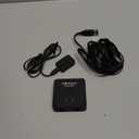 USB Switch 2 in 2 Out, USB Switcher 2 Computers Sharing Keyboard and Mouse Printer Scanner Webcam, Printer Splitter for 2 Computers, 2 Port USB Selector with 2 USB Cables and External Controller (Black)