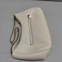 BAIKELI Crescent Shoulder Bags for Women Small Shoulder Purse Handbag Retro Classic Clutch Hobo Tote Bag Underarm Purse (Cream White)