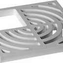 Oatey Floor Floor Sink Three-Quarter Top Grate, 3/4" Pipe Dia., PVC 42752-1