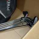 Precise M5 Mens Golf Set 460cc Driver, Wood, Hybrid, 5-PW Irons, Putter, Stand Bag, 3 Headcovers (Left Hand Regular Size), Pack of 8 