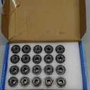 Set of 20, 12x1.5 Radius Lug Nuts with OE Style Washer Compatible with Honda Accord Civic S2000 CRZ DX LX EX