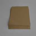 NATURALABEL 100 Sheets Printable Kraft Sticker Paper for Laser & Inkjet Printers - Full Sheet Self-Adhesive Craft Labels, Matte, Letter Size (8.5" x 11")