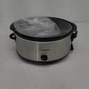 Crock-Pot 7 Quart Oval Manual Slow Cooker, Stainless Steel (SCV700-S-BR), Versatile Cookware for Large Families or Entertaining