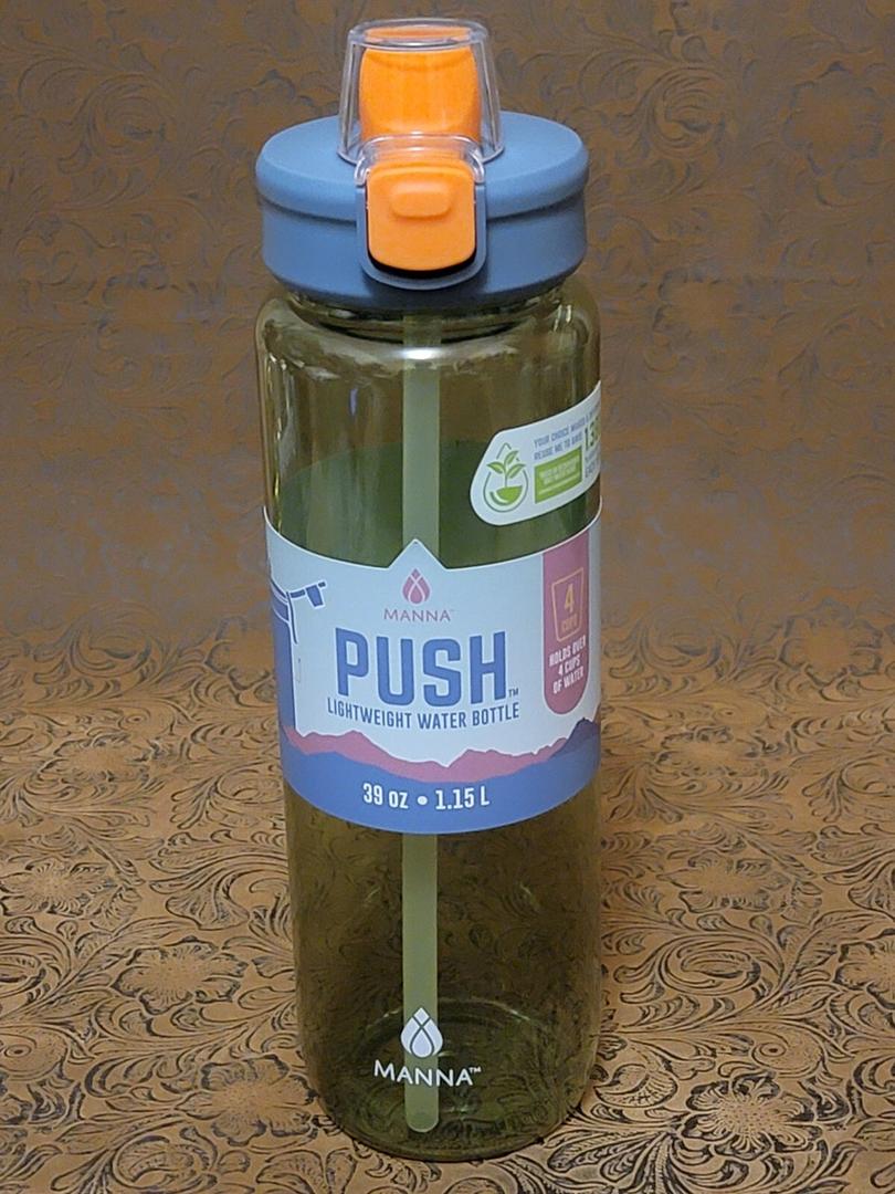 2pk - MANNA PUSH Bottle 39oz. blue and purple