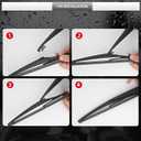 2 x Replacement for 2013-2025 Mazda CX-5 CX5, Rear Windshield Back Wiper Arm blade Set - Factory OEM Style