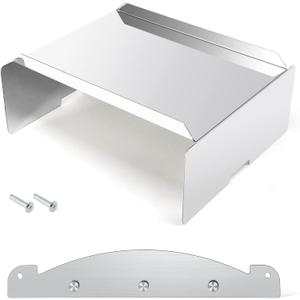 Heat Deflector Modification for Pit Boss Austin XL, Pro Series, BCA012 Heat Baffle Diffuser Replacement Parts for Traeger Pro 22 34 Series,Tex Elite, Heavy-Duty Steel Air Gap Mod & Flame Tamer