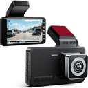 1080p HD Dash Cam, 4-inch Car Dash Cam with Super Night Vision, 170° Wide Angle, Loop Video Motion Detection
