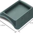 FloraCraft Plastic Floral Casket Saddle 2.75 Inch x 11.25 Inch x 12.75 Inch Green