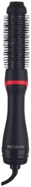 REVLON One-Step Root Booster Round Blow Dryer Brush and Hair Styler - Revive Styles, Boost Roots, and Add Volume to hair with this Hot Air Brush, 1 ½ inch Barrel (Black)
